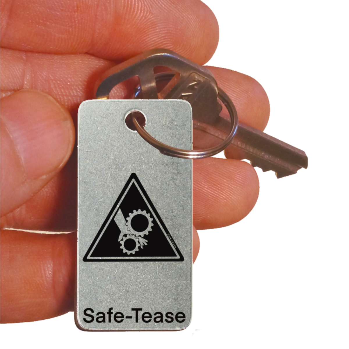Hand in Gears Keychain