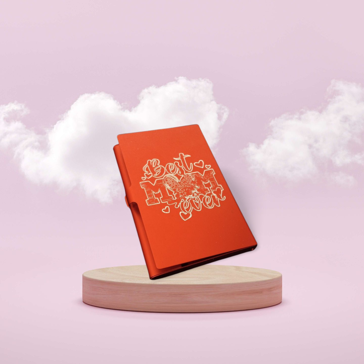 Best Mom Ever - Aluminum Case Card Holder